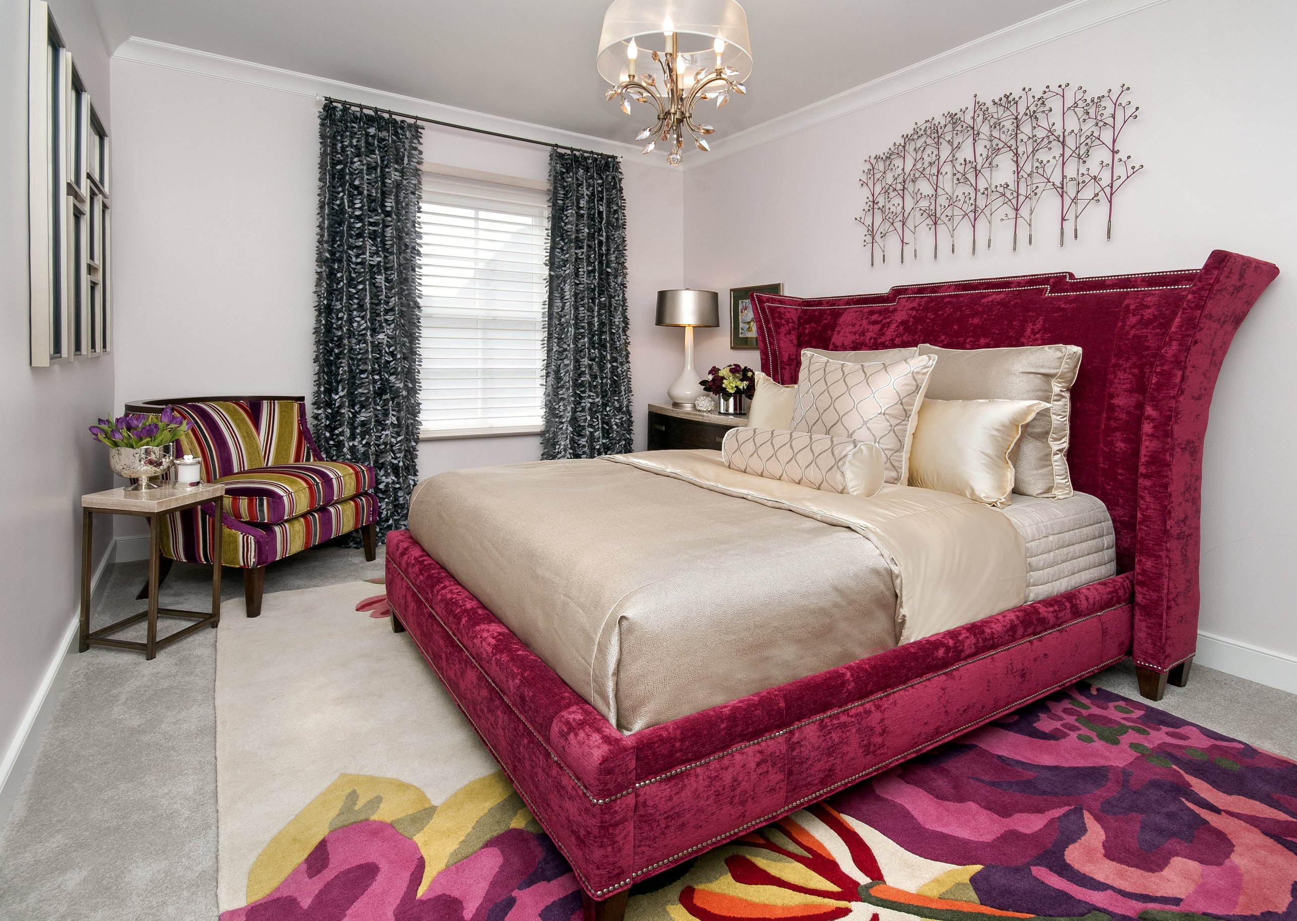 Glamour Pink Bedroom