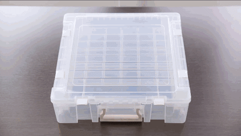 arts and crafts clear organizer