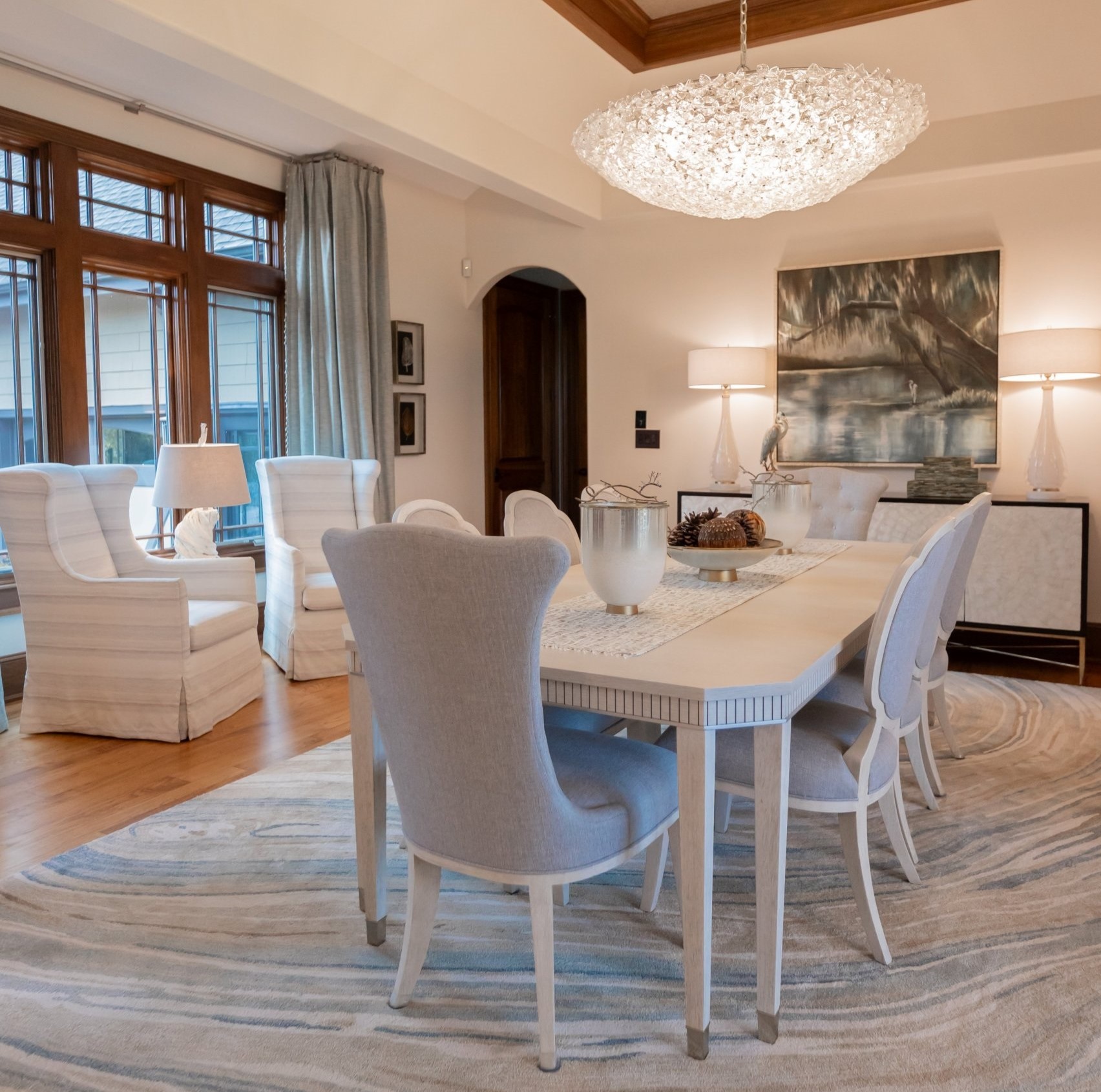 Glamorous Lodge Dining Room